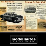 modellautos 1950 Ford Police Precision Miniatures Catálogo